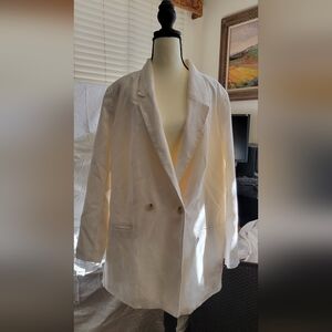 H&M Elegant White Blazer